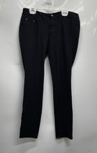 Load image into Gallery viewer, Express Womens Black Flat Front Stretch Skinny Leg Trouser Pants Size Small