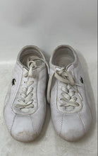 Load image into Gallery viewer, Lacoste Womens Shua DG SPW P White Leather Lace-Up Low Top Sneaker Shoes Size 10
