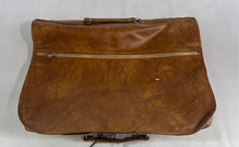 Load image into Gallery viewer, American Tourister Brown Leather Full-Zip Luggage Garment Carry On Suit Bag