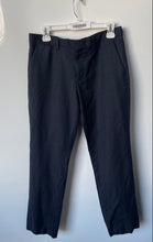 Load image into Gallery viewer, Express Photographer Mens Blue Flat Front Slash Pockets Dress Pants Size 30x30