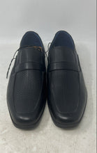 Load image into Gallery viewer, Perry Ellis Portfolio Mens Black Jackard Ultra Foam Loafer Shoes Size 9.5