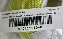 Load image into Gallery viewer, Calvin Klein Womens Green White Low Top Lace-Up Sneaker Shoes Size 8.5M