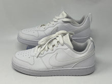 Load image into Gallery viewer, Authentic Nike Boys Court Borough Low Recraft White Tennis Shoes Size 4Y