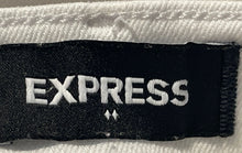 Load image into Gallery viewer, Express Womens White Stretch High Rise Pockets Cropped Straight Jeans Size 2R