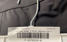 Load image into Gallery viewer, Lululemon Womens Black Elastic Waist Ankle Zip Pull-On Cropped Legging Size 4