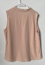 Load image into Gallery viewer, Calvin Klein Womens Pink Sleeveless V-Neck Regular Fit Blouse Top Size 1X