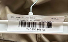 Load image into Gallery viewer, H&M Womens Tan Flat Front Pockets Straight Leg Trouser Pants Size 14