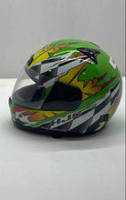 Load image into Gallery viewer, HJC Mens Multicolor Dot Approved Full Face Motorcycle Helmet Size XXL