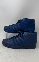 Load image into Gallery viewer, Adidas Mens Pro Model S85959 Blue Lace-Up Mid Top Sneakers Shoes Size 11