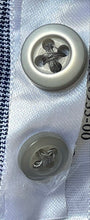 Load image into Gallery viewer, Banana Republic Mens Blue Printed Cotton Non-Iron Slim Fit Button-Up Shirt Sz S