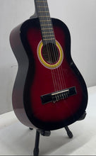 Load image into Gallery viewer, Palmer Sofia Red Black Right-Handed 6 String Standard Classical Guitar In Case