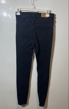 Load image into Gallery viewer, Zara Womens Black Denim Dark Wash Stretch Pockets Skinny Jeans Size 8