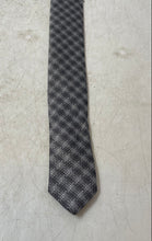 Load image into Gallery viewer, Collezione Esclusiva Mens Gray Geometric Print Adjustable Long Designer Tie