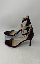Load image into Gallery viewer, Marc Fisher Womens Betye Red Open Toe Adjustable Ankle Strap Heels Size 8 M