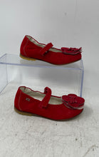 Load image into Gallery viewer, Ice Iceberg Kids Red Round Toe Hook & Loop Mary Jane Flats Size 24
