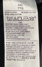 Load image into Gallery viewer, Banana Republic Mens Black Long Sleeve Round Neck Pullover T-Shirt Size 2XL