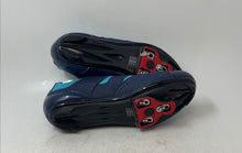 Load image into Gallery viewer, Giro Womens Savix Blue 3-Bolt SPD-SL Clip-In Low Top Cycling Shoes Size EUR 40