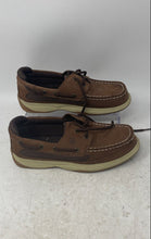 Load image into Gallery viewer, Sperry Top-Sider Boys Lanyard YB54294A Brown Lace-Up Low Top Boat Shoes Sz 3.5 M