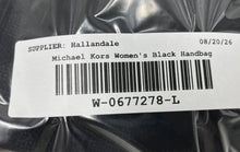 Load image into Gallery viewer, Michael Kors Womens Black Monogram Print Leather Zipper Fanny Pack Handbag