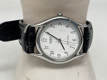 Load image into Gallery viewer, Casio Women's Silver-Tone Watch White Dial Black Leather (NCL)