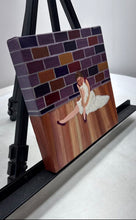 Load image into Gallery viewer, Qujroz Multicolor Bricks Ballet Dancer Canvas Wall Hanging Art Painting