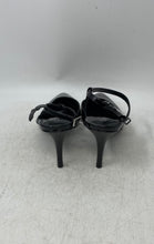 Load image into Gallery viewer, Calvin Klein Womens Ginelly-R Black Leather Stiletto Ankle Strap Heels Size 8.5M
