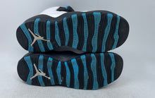 Load image into Gallery viewer, Nike Boys Air Jordan 10 310806-106 White Black Blue Lace-Up Sneakers Shoes Sz 5Y