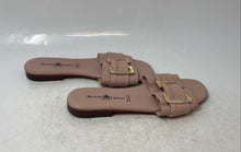 Load image into Gallery viewer, Michele Lopriore Womens Pink Leather Slip-On Flat Slide Sandals Size EUR 36