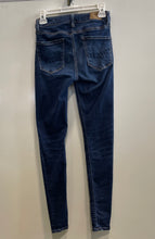 Load image into Gallery viewer, American Eagle Womens Blue Denim Super Stretch High-Rise Jegging Jeans Size 2