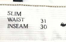 Load image into Gallery viewer, Banana Republic Mens White Button Front Slim Fit Chino Pants Size 31x30