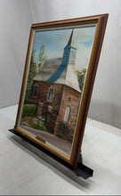 Load image into Gallery viewer, Vintage Gilman Maxweller Square Framed Building Landscape Art Painting
