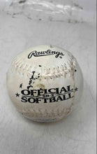Load image into Gallery viewer, Rawlings White SB3 12 Inch Solid Cork Center Synthetic Cover Official Softball