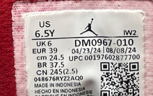 Load image into Gallery viewer, Nike Boys Air Jordan 3 Retro DM0967-010 Black Gray Sneaker Shoes Size 6.5Y