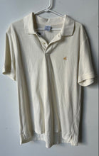 Load image into Gallery viewer, Brooks Brothers Mens Beige Cotton Short Sleeve Slim Fit Polo Shirt Size XL