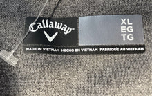 Load image into Gallery viewer, Callaway Mens Gray Fleece 1/4 Zip Long Sleeve Pullover Golf T-Shirt Size XL