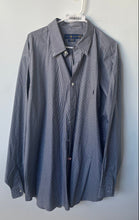 Load image into Gallery viewer, Ralph Lauren Mens Black White Printed Cotton Long Sleeve Button-Up Shirt Sz 2XLT
