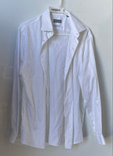 Load image into Gallery viewer, Michael Kors Mens White Regular Fit Airsoft Stretch Dress Shirt Size 16.5 34/35
