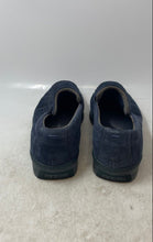 Load image into Gallery viewer, Bruno Magli Mens Blue Suede Moc Toe Slip-On Loafer Shoes Size 10.5