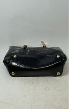 Load image into Gallery viewer, Michael Kors Womens Black Patent Leather Inner Pocket Double Handle Tote Handbag