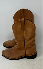 Load image into Gallery viewer, Rhino Mens Brown Leather Pull-On Round Toe Mid Calf Western Boots Size 11
