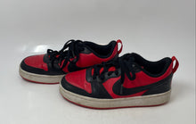 Load image into Gallery viewer, Nike Boys Court Borough Low Recraft DV5456-600 Red Black Sneakers Shoes Size 6Y