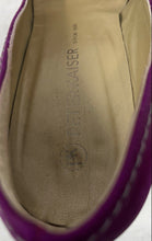 Load image into Gallery viewer, Peter Kaiser Womens Purple Leather Peep Toe Slip-On Pump Heels Size 6.5