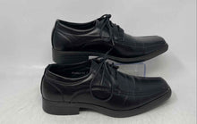Load image into Gallery viewer, Edition By Forever Link Mens Black Leather Lace-Up Derby Dress Shoes Size 7