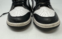 Load image into Gallery viewer, Authentic Nike Boys Dunk Low Retro White Black Sneaker Shoes Size 7Y Stained
