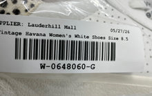 Load image into Gallery viewer, Vintage Havana Womens Grande White Lace-Up Low Top Sneaker Shoes Size 8.5