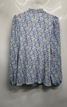 Load image into Gallery viewer, Loft Womens Multicolor Floral Long Sleeve Button Front Blouse Top Size Medium