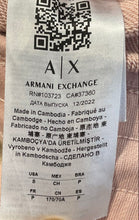Load image into Gallery viewer, Armani Exchange Womens Pink Pockets Tapered Leg Sweatpants Size Small