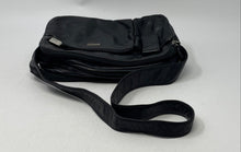 Load image into Gallery viewer, Perlina Womens Black Leather Inner Outer Pocket Shoulder Bag