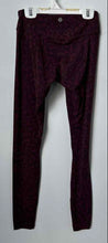 Load image into Gallery viewer, Lululemon Womens Brown Printed Activewear Stretch Compression Leggings Size 4