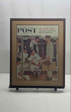 Load image into Gallery viewer, Saturday Evening Post Boston Red Sox Locker Room Norman Rockwell Rookie Print
